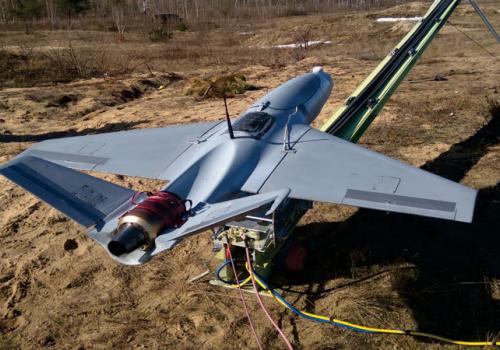 Беспилотная мишень «R-50» с турбореактивным двигателем