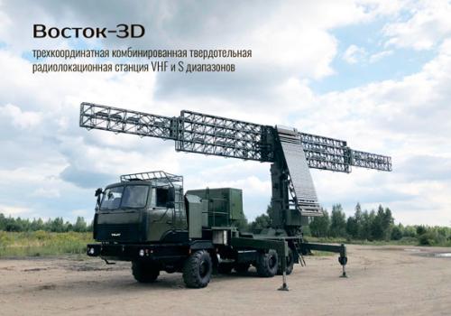 Трехкоординатный двухдиапазонный радар «Восток – 3D»