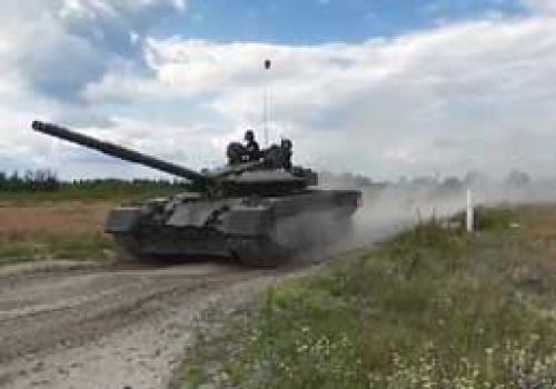 модернизированный танк Т-72Б