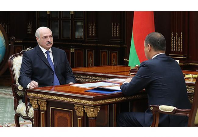 Президент Республики Беларусь принял с докладом Председателя Госкомвоенпрома 23 сентября
