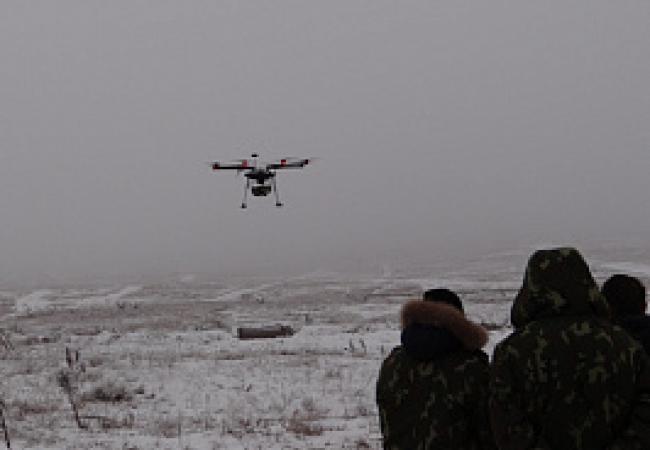 На военном полигоне в Борисове прошли контрольные занятия с операторами ударных беспилотных авиационных комплексов